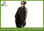 80*90cm 100%Acrylic Stripe Knitting Poncho Hot sale keep warm fashion factory