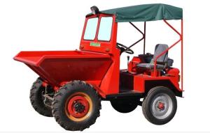 China Hydraulic Mini Site Dumper , Self Loader 1 Ton Loading Skip Loading Dumper on sale