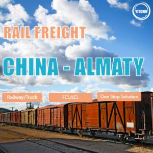 Quality Guangzhou Zhengzhou China to Almaty Kazakhstan International Rail Freight Service wholesale