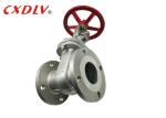Cast Steel Handwheel Gate Valve 2" WCB CF8 Flanged Screw Yoke Rising Stem