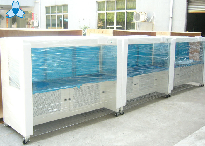 Fire Proof Glass Laminar Flow Cabinet 220v / 110 V For Photoelectric Prompt