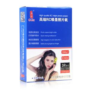Quality Instant Drying 3R Photo Paper , Resin Coated Photo Paper 240gsm 89*127mm wholesale