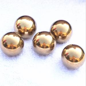 Quality C1000 Solid Copper Balls Heavy 22MM 25MM 18.95MM For Valves Electric Conductivity wholesale