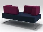 Commercial Restaurant Booth And Table Set / Waiting Area Benches Set