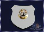 Customizable Business Lapel Pin Badges With Coverd Epoxy Shiny Silver Plating