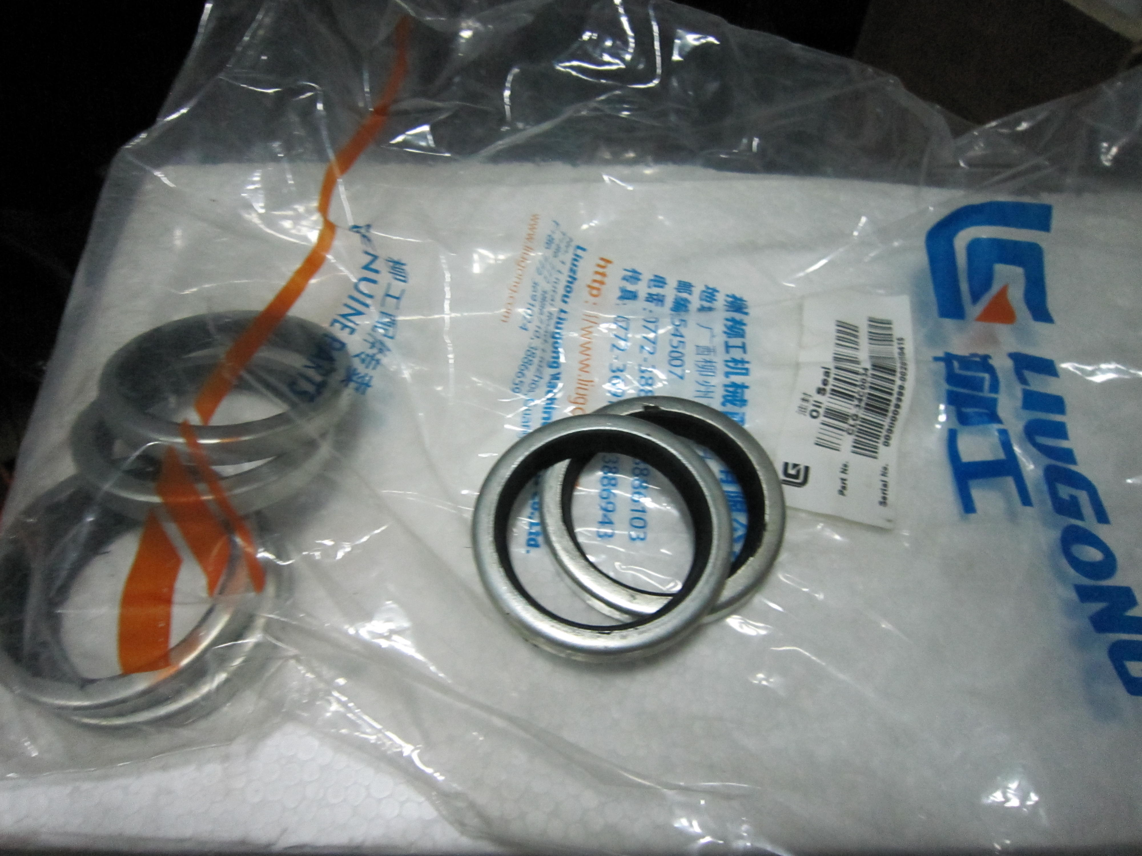 34C0034 Black Oil Seal Ring Backhoe Loader Parts ZL20C.11.3