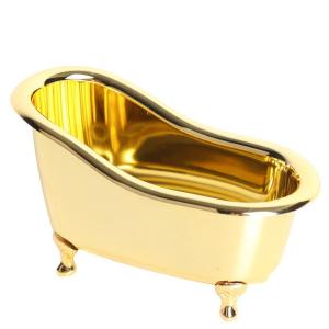 Quality Anti Water Mini Plastic Bathtub Container Smooth Makeup Brush Container wholesale