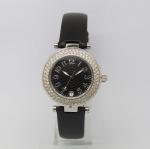 Black Stainless Steel Case Ladies Fashion Watches 18 * 16.0mm Band