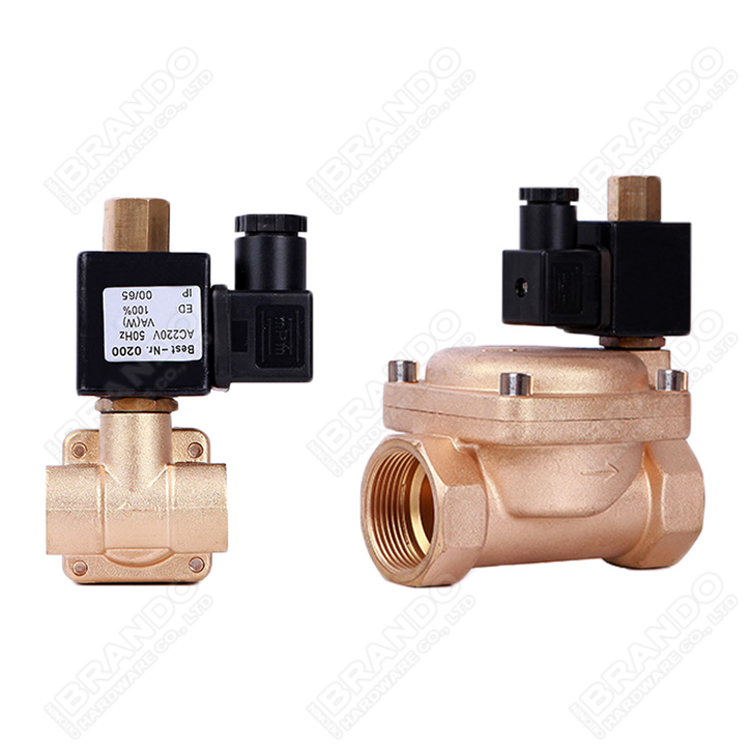 Screw Air Compressor Solenoid Valve 3 Way 1/8'' 1/4'' 24VDC 220VAC
