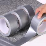 PE Silver Black Adhesive Cloth Duct Tape Indoor Outdoor 20m Length 270um