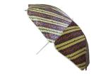 Sturdy Waterproof Portable Beach Umbrella , Outdoor Patio Umbrella Satin Fabric