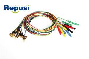 Quality REP21 EEG Cup Electrode 10mm Size 1.2mm / 2.0MM Wire Diameter wholesale