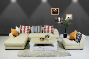 Quality leather living room sofa set0727# wholesale
