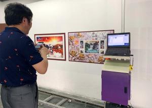 Quality 720*1440DPL 20sqm/h CMYK 3D Wall Inkjet Printer TX800 Nozzles wholesale