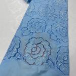Good quality guipure lace water-soluble embroidery fabric with sequins wedding