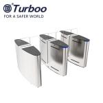 High Durability 304 Stainless Steel Turnstile Gate / Waist High Turnstile