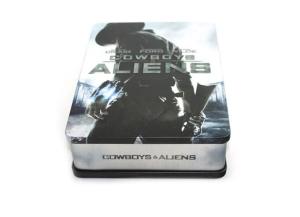 Quality rectugular double cover DVD tins wholesale