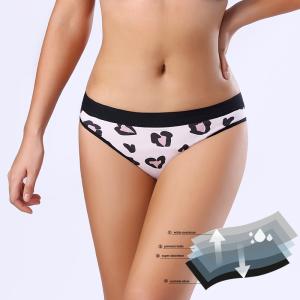 Quality Leak Proof Period Proof Underwear For Teenage Undies Cotton Leopard Print Style Heavy Flow wholesale