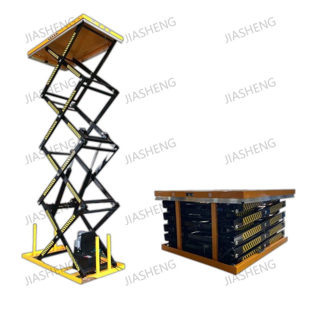 2000kg Electric Stationary Hydraulic Scissor Lift Multi Scissor