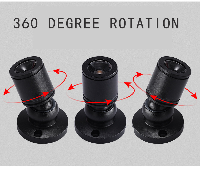 Modern IP65 Waterproof Mini LED Spotlights For Cabinet Wine Lighting 3000K/4000K/6000K