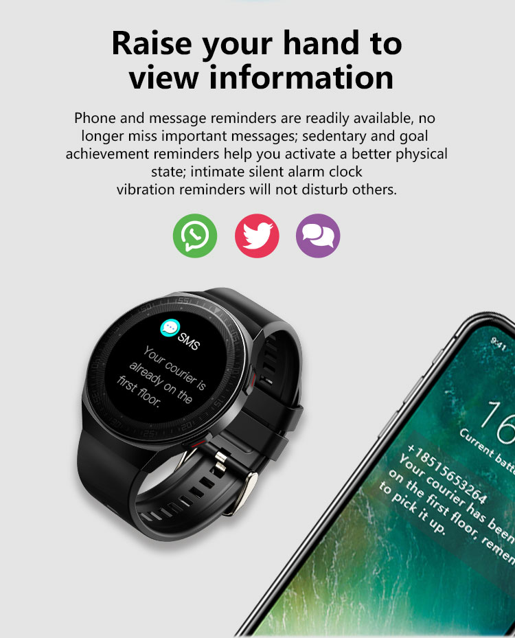 Recording Alarm Clock SLIDER Activity Tracker Bracelet 260mAH Men Arm Wristband Smart Watch