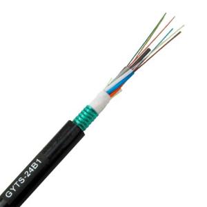 Quality GYTS Single Mode Duct 24 Core Armoured Fiber Optic Cable wholesale