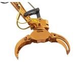 24 Ton Excavator Log Grab , Hydraulic Rotating Grapples For ZX230 PC240