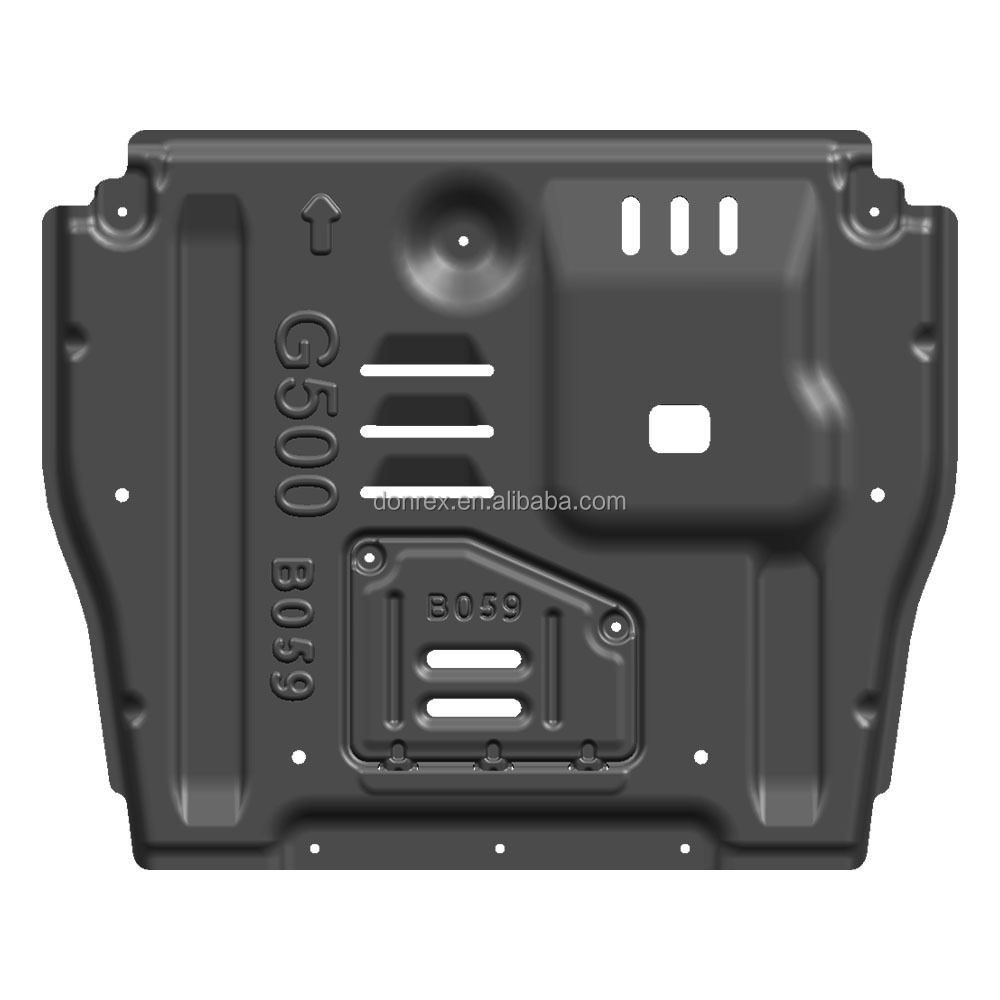 Enhance Your Benz G500 with Full Skid Plate Set Engine Guard Plate Armor in Grey