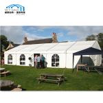 Anti - UV White Outdoor Marquee Tent PVC Windows With Long Lifespan