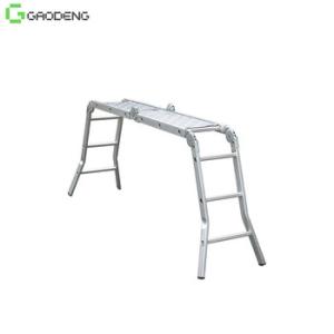 Quality 150KG Portable Aluminum Ladder 12 Steps 1.4mm Fold Up wholesale