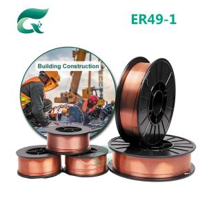 Quality Solid MIG Welding Wire 1.2MM SG2 ER49-1 CO2 Gas Shielded Copper Steel Alloy Metal ER49-1 Carbon Steel Material wholesale