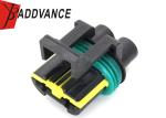 Metri-Pack 6.3 Series 2 Pin 2 Wire Female Connector With Terminals