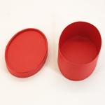 Luxury Red Cardboard Paperboard Oval Paper Gift Box Kraft Packaging
