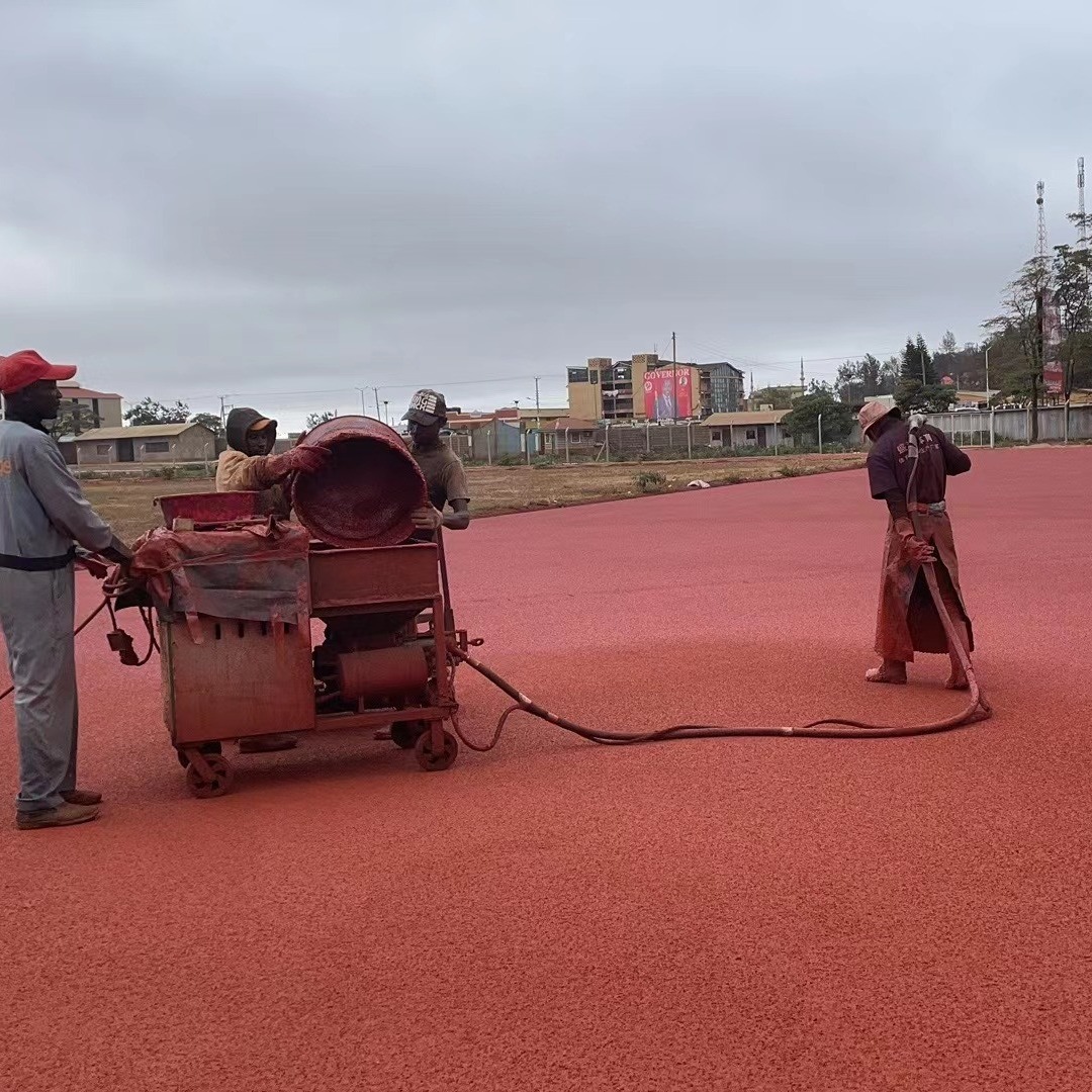 Rustproof Outdoor Sports Surfaces Permeable Athletic Running Track