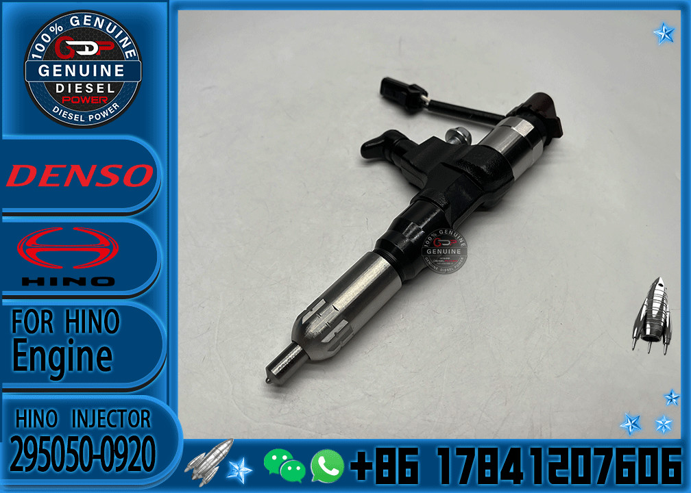 Common Rail Denso Fuel Injector 295050-0920 23670-E0540 for Hino truck J05E Kobelco diesel engine