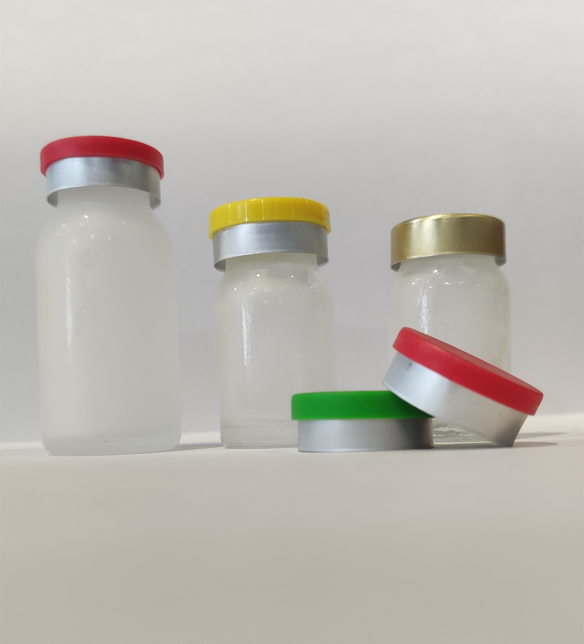 15ml Glass Vials Hot Stamping Surface Handling For Medicine Bottles Base Material Glass
