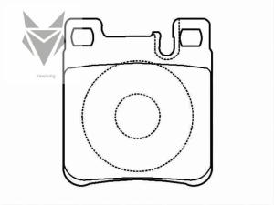 Quality Auto Brake Pads MERCEDES BENZ CLK Convertible E-Class Estate S-class 0024204620 wholesale
