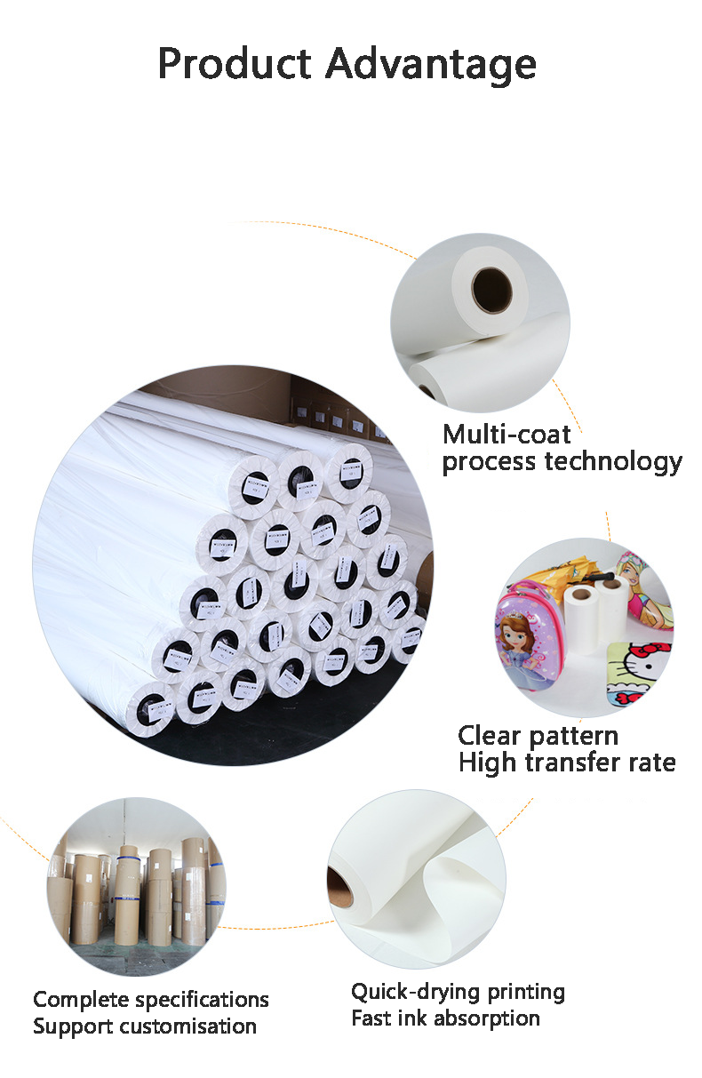 Paper Material Direct To Cloth Printer Heat Inkjet Transfer Printing Paper Dtg Printer