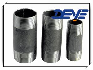 Quality CARBON STEEL BLACK NIPPLE SEAMLESS SCH40 NPT THREAD wholesale
