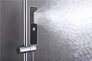 Quality Automatic Thermostat Valve Rain Head Shower Kit , Hand Spray Concealed Thermostatic Mixer Shower wholesale