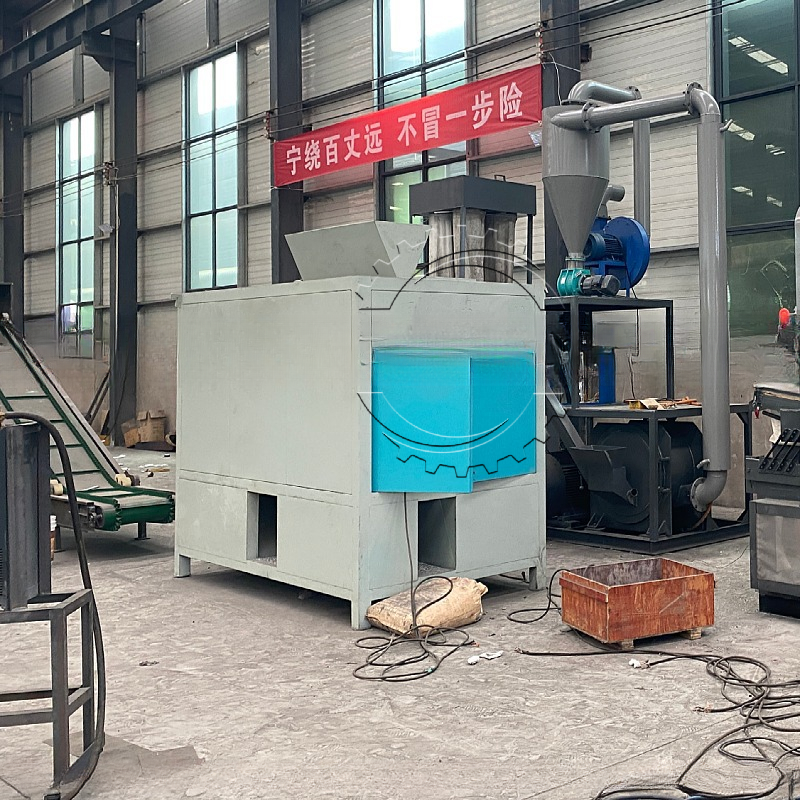 Electrostatic Separator for Plastic Rubber Silicon Separation in Machinery Repair Shops