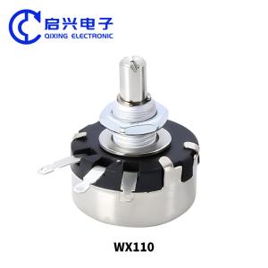 Quality 1W Single Coil Wire Wound Potentiometer 100 Ohm Potentiometer Wx110 wholesale