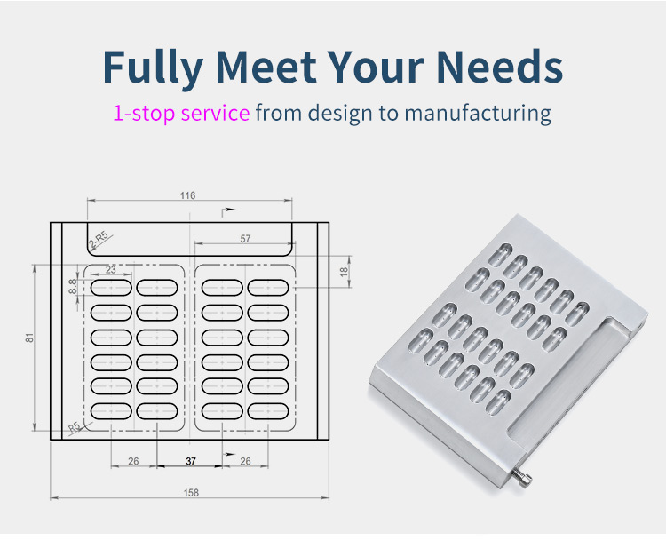 Fully Meet Your Needs 1-stop service from design to manufacturing