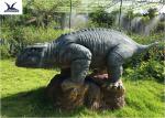 Artificial Animatronic Dinosaur Lawn Decorations For Amusement Theme Park
