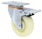 100mm Lockable Caster Wheels Caster Wheels With Brakes Nylon Casters
