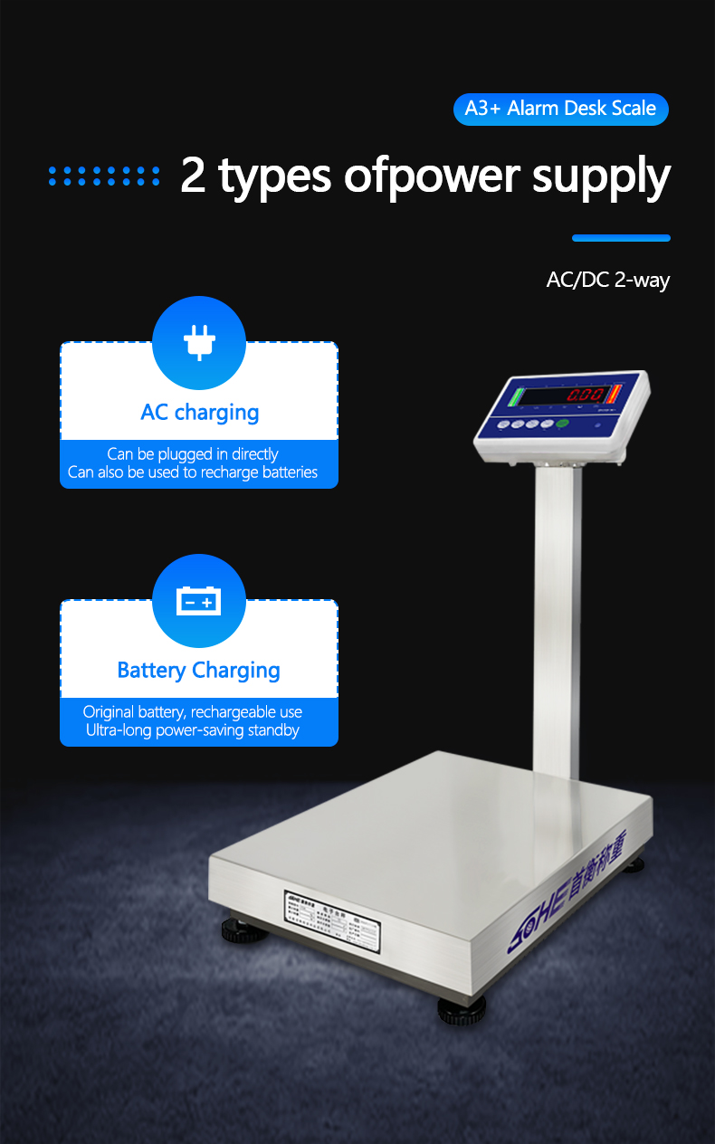 200KG SOHE A3 Two-Colour Alarm Lights for Electronic Industrial Weighing Scales Platform