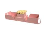 Beautiful Shipping Packaging Cardboard Flower Boxes For Luxury Rose Delivery