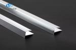 6463 Aluminum Stair Nosing Edge Trim F Shaped Mill Finished Anodized