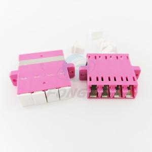 Quality Rose Quad Lc To Lc Coupler Multimode OM4 Cable To Fiber Optic Adapter wholesale