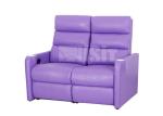Genuine Leather Home Cinema Electric Recliner Chairs Equips Charging Ports